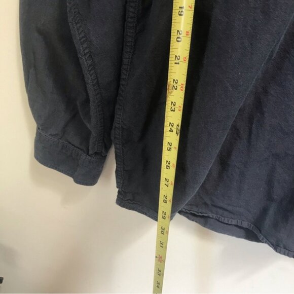 Carhartt Cotton Loose Fit Midweight XL Tall Chambray Long Sleeve Shirt Casual Gr - Picture 16 of 16
